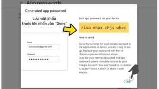 Cách thiết lập mật khẩu ứng dụng cho email 