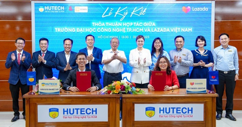 HUTECH ký MOU cùng Lazada Việt Nam, mở rộng cơ hội nghề nghiệp cho sinh viên ngành Thương mại điện tử