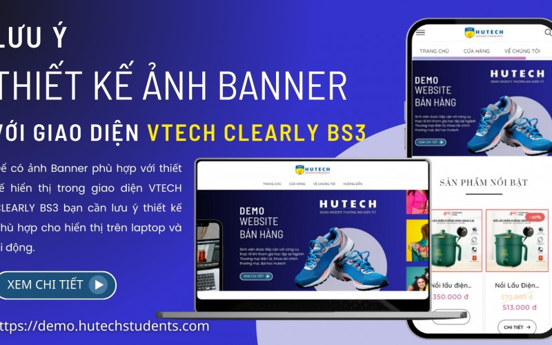 Mẹo thiết kế ảnh Banner webiste Vtech CMS khi sử dụng giao diện Vtech Claerly BS3
