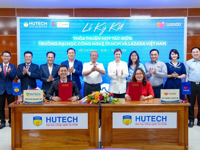 HUTECH ký MOU cùng Lazada Việt Nam, mở rộng cơ hội nghề nghiệp cho sinh viên ngành Thương mại điện tử